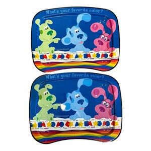Blues Clues Metal TV 2006 Tray Kidz Trays Cartoon Lap Table Folding Legs